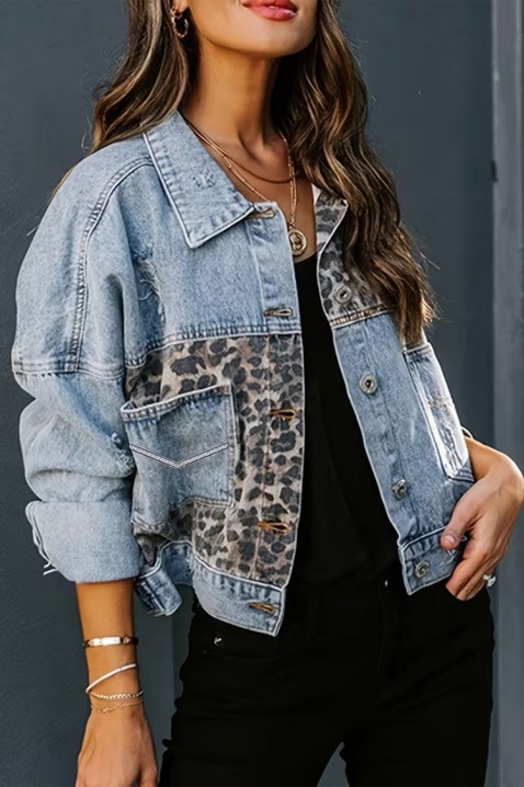 Дънково яке SUPERVILZA, Цвят: светлосин, IVET.BG - Твоят онлайн бутик.