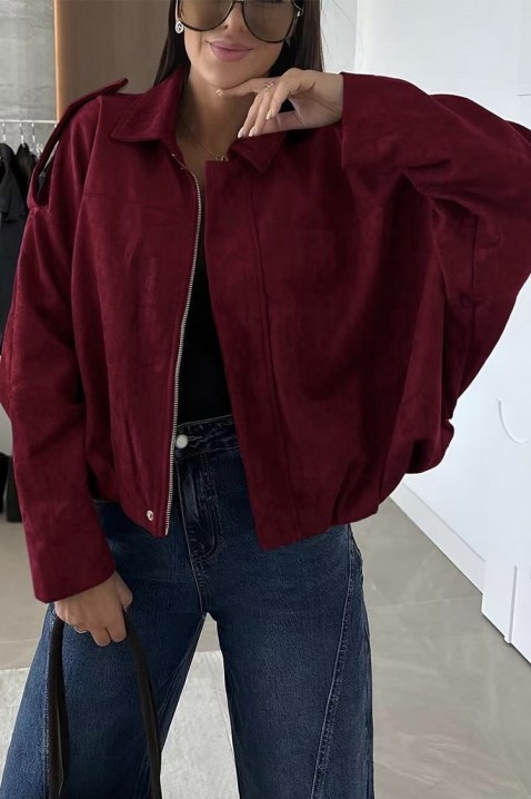 Яке ZERLENDA BORDO, Цвят: бордо, IVET.BG - Твоят онлайн бутик.