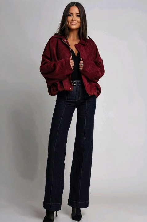 Яке ZERLENDA BORDO, Цвят: бордо, IVET.BG - Твоят онлайн бутик.