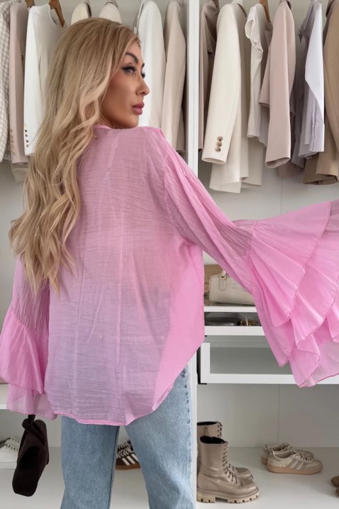 Дамска риза VOLELANDA PINK, Цвят: розов, IVET.BG - Твоят онлайн бутик.