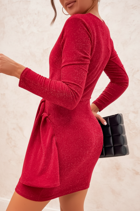 Рокля MONLEZA RED, Цвят: червен, IVET.BG - Твоят онлайн бутик.