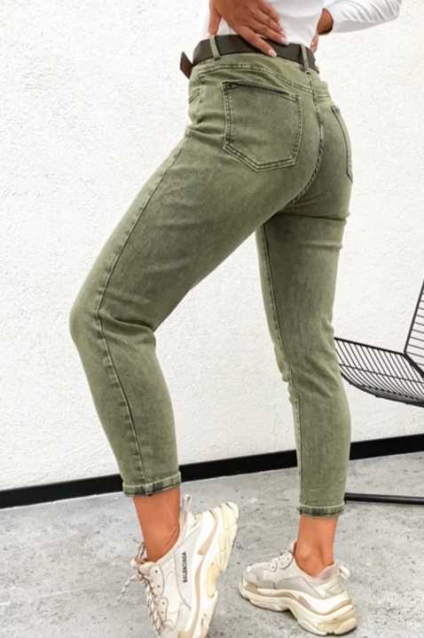 Дънки ZOYANZA, Цвят: зелен, IVET.BG - Твоят онлайн бутик.