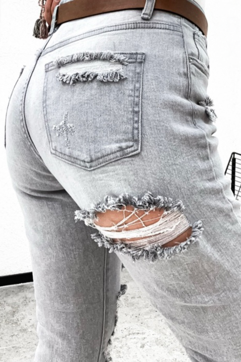 Дънки LEVROLA, Цвят: сив, IVET.BG - Твоят онлайн бутик.