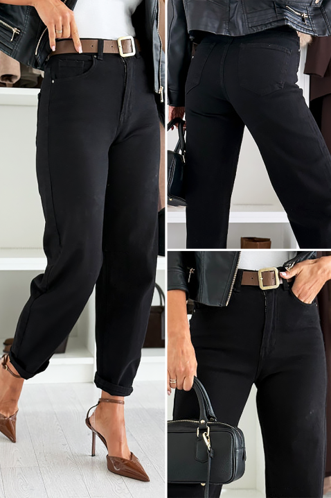 Дънки ZAREBRANDA, Цвят: черен, IVET.BG - Твоят онлайн бутик.