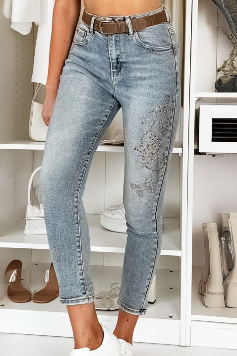 Дънки BLESTOLDA, Цвят: светлосин, IVET.BG - Твоят онлайн бутик.