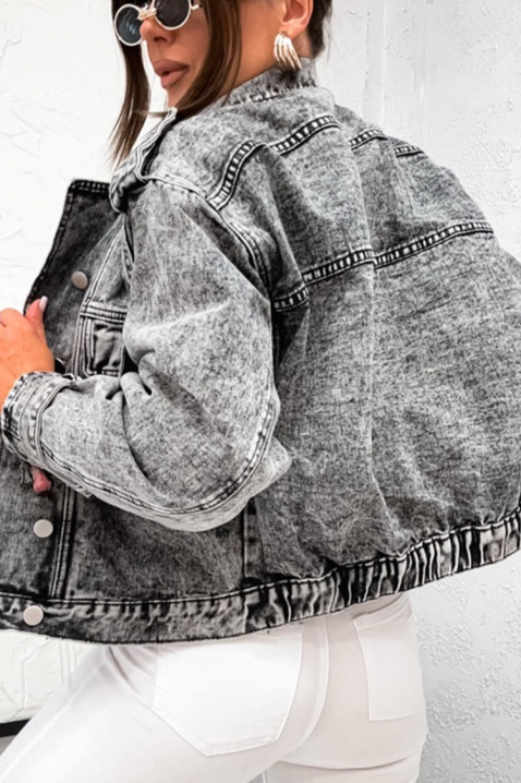 Дънково яке VOLINDA, Цвят: сив, IVET.BG - Твоят онлайн бутик.