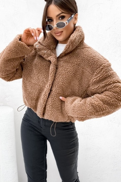 Яке BEROLZA, Цвят: кафяв, IVET.BG - Твоят онлайн бутик.