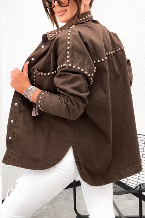 Яке KAFLONDA, Цвят: кафяв, IVET.BG - Твоят онлайн бутик.