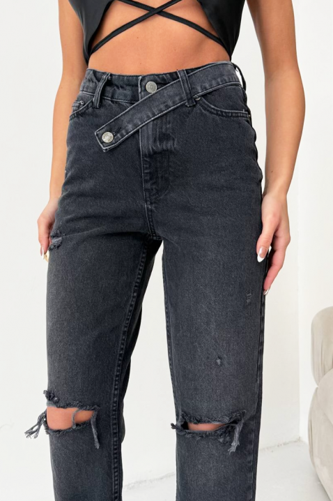 Дънки LEORINZA, Цвят: черен, IVET.BG - Твоят онлайн бутик.