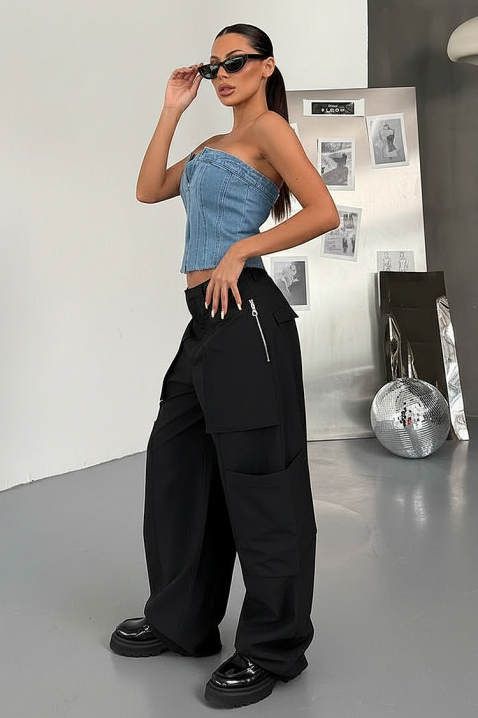 Топ ERELONZA SKY, Цвят: светлосин, IVET.BG - Твоят онлайн бутик.