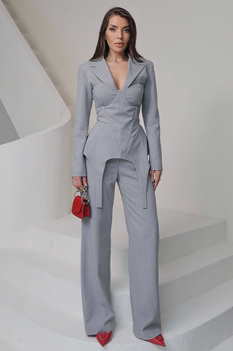 Комплект GERIMERZA GREY, Цвят: сив, IVET.BG - Твоят онлайн бутик.