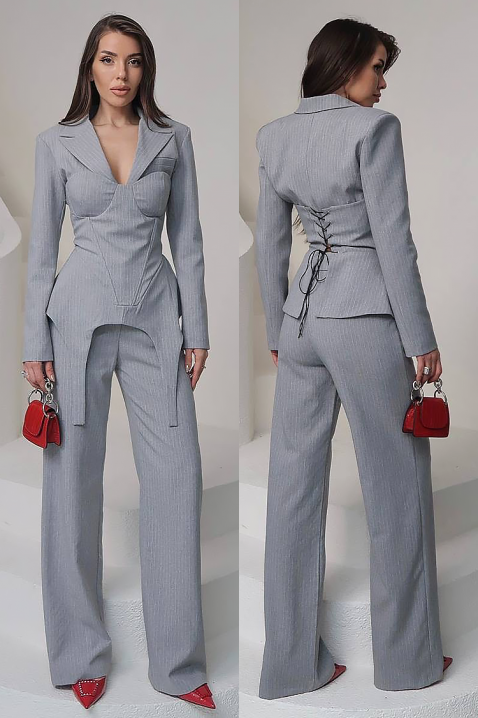 Комплект GERIMERZA GREY, Цвят: сив, IVET.BG - Твоят онлайн бутик.