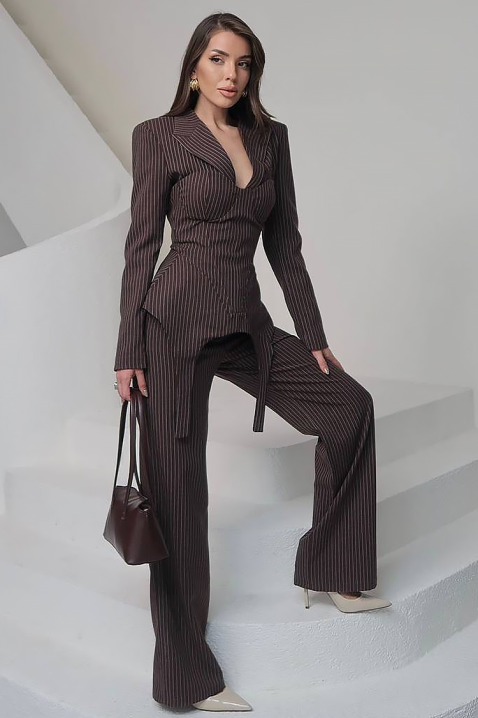 Комплект GERIMERZA BROWN, Цвят: кафяв, IVET.BG - Твоят онлайн бутик.