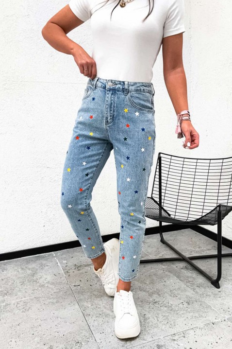 Дънки ZVEROLDA, Цвят: син, IVET.BG - Твоят онлайн бутик.