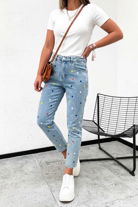 Дънки ZVEROLDA, Цвят: син, IVET.BG - Твоят онлайн бутик.