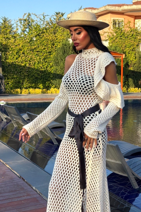 Рокля SOBELZA ECRU, Цвят: екрю, IVET.BG - Твоят онлайн бутик.