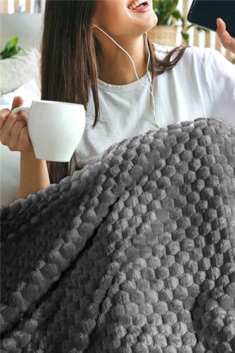Одеяло BELMONGA GREY 160x200 cm, Цвят: сив, IVET.BG - Твоят онлайн бутик.