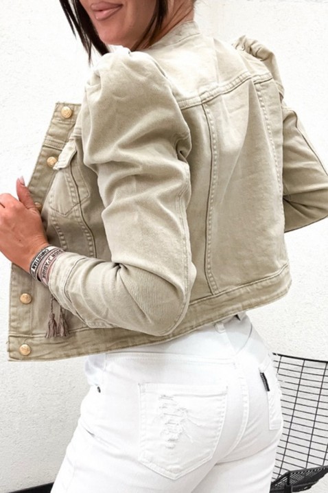 Дънково яке BELIGONDA, Цвят: беж, IVET.BG - Твоят онлайн бутик.