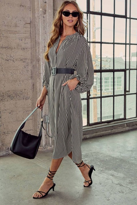 Рокля RAKLINDA BLACK, Цвят: черен, IVET.BG - Твоят онлайн бутик.