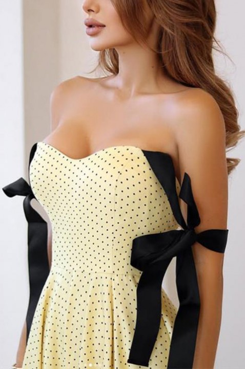 Рокля ELVIRONDA YELLOW, Цвят: жълт, IVET.BG - Твоят онлайн бутик.