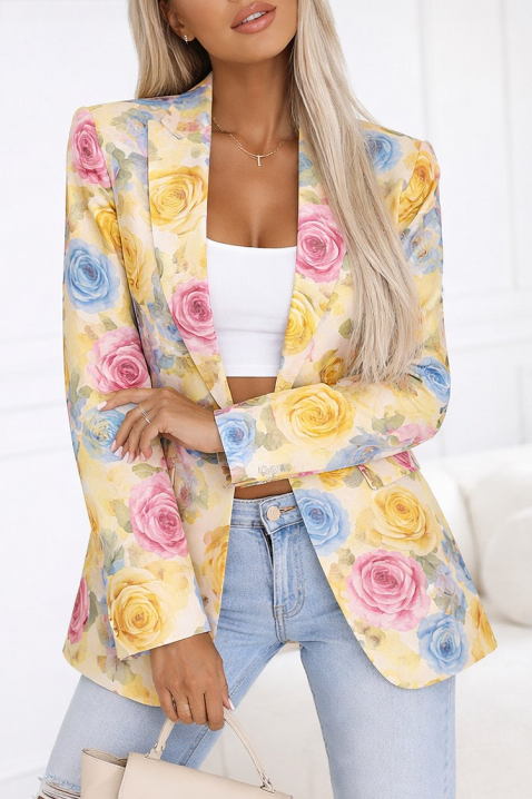 Сако FROLDINZA YELLOW, Цвят: жълт, IVET.BG - Твоят онлайн бутик.