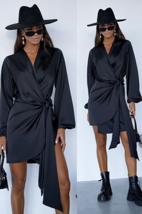 Рокля VEZILIYA, Цвят: черен, IVET.BG - Твоят онлайн бутик.