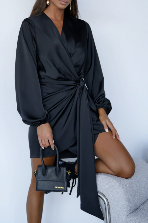 Рокля VEZILIYA, Цвят: черен, IVET.BG - Твоят онлайн бутик.