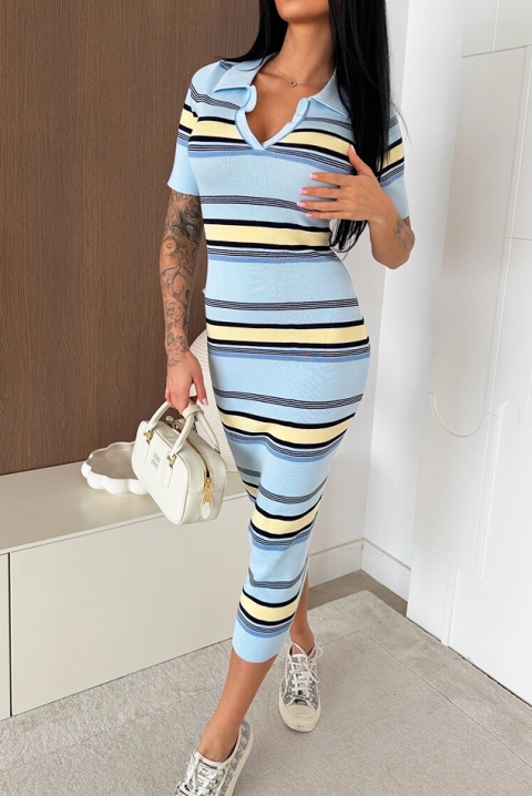 Рокля VANAYA SKY, Цвят: светлосин, IVET.BG - Твоят онлайн бутик.