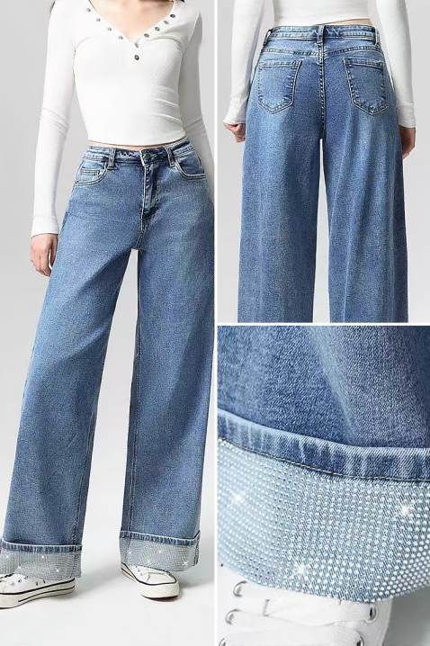 Дънки ELVRINZA, Цвят: син, IVET.BG - Твоят онлайн бутик.