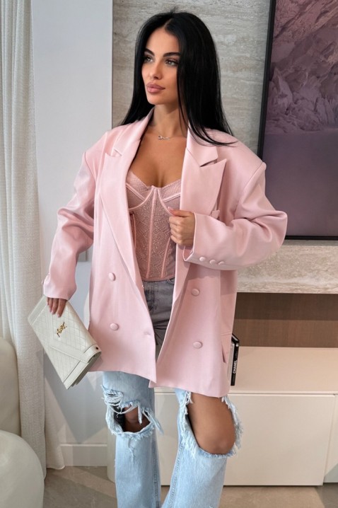 Сако DROPILZA PUDRA, Цвят: пудра, IVET.BG - Твоят онлайн бутик.