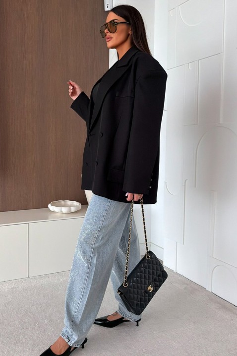 Сако DROPILZA BLACK, Цвят: черен, IVET.BG - Твоят онлайн бутик.