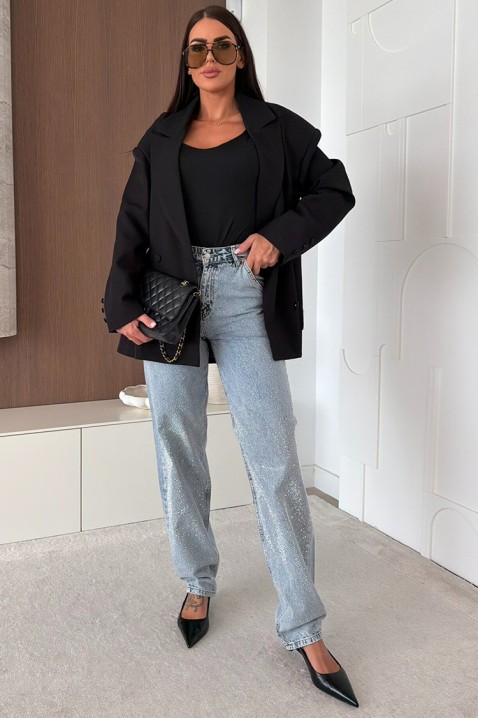 Сако DROPILZA BLACK, Цвят: черен, IVET.BG - Твоят онлайн бутик.