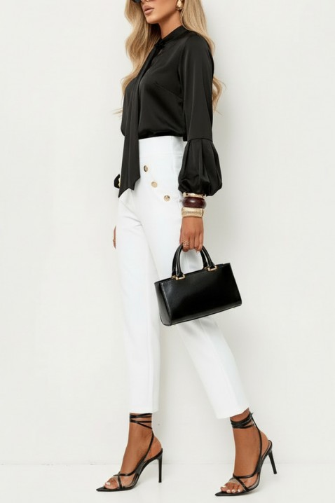 Дамска блуза GERZOLDA BLACK, Цвят: черен, IVET.BG - Твоят онлайн бутик.