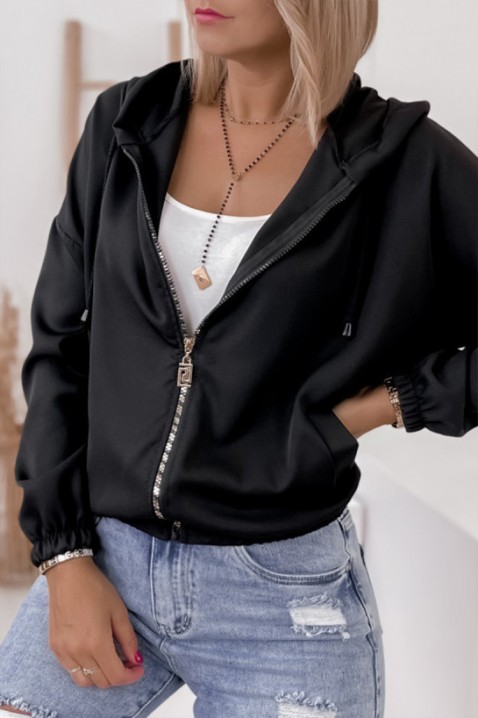 Яке LELONINDA BLACK, Цвят: черен, IVET.BG - Твоят онлайн бутик.