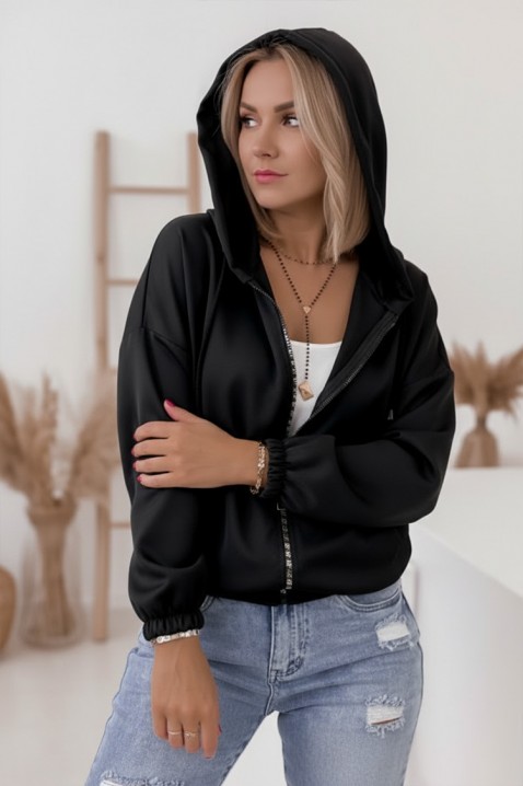 Яке LELONINDA BLACK, Цвят: черен, IVET.BG - Твоят онлайн бутик.