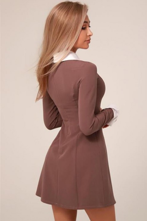 Рокля GENOVANA, Цвят: кафяв, IVET.BG - Твоят онлайн бутик.