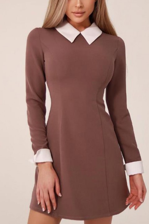 Рокля GENOVANA, Цвят: кафяв, IVET.BG - Твоят онлайн бутик.