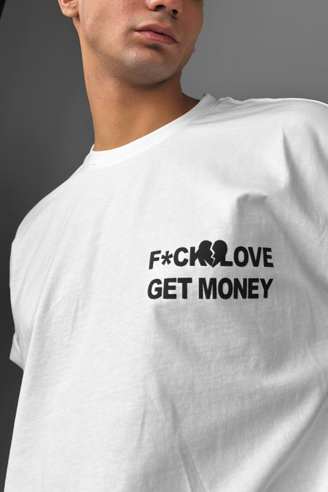 Мъжка тениска FRONZO WHITE, Цвят: бял, IVET.BG - Твоят онлайн бутик.