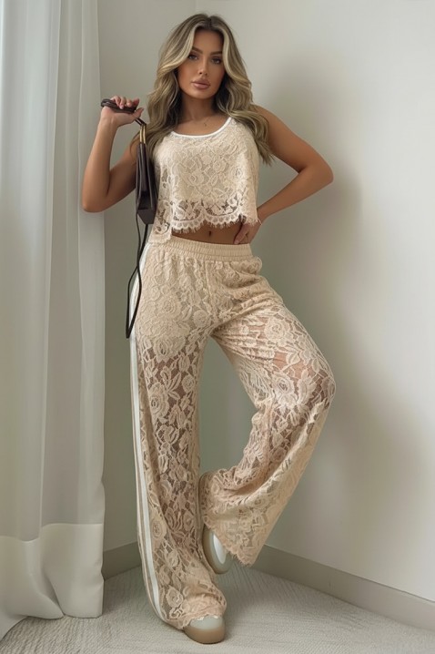 Комплект FLAZILDA BEIGE, Цвят: беж, IVET.BG - Твоят онлайн бутик.