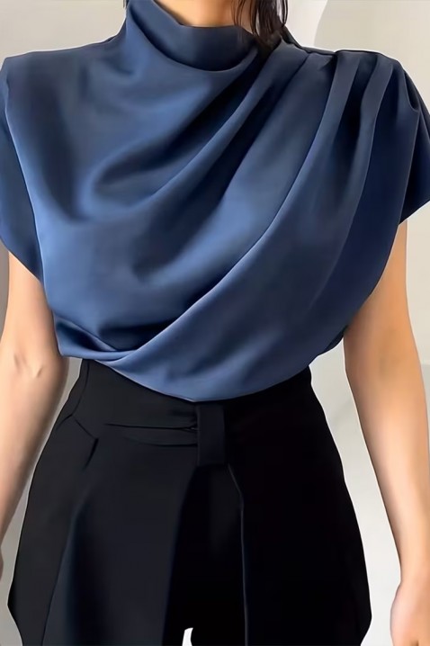 Топ GLORELZANA, Цвят: тъмносин, IVET.BG - Твоят онлайн бутик.