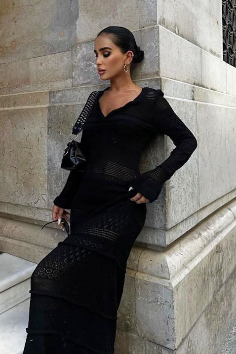 Рокля STROLVERZA, Цвят: черен, IVET.BG - Твоят онлайн бутик.