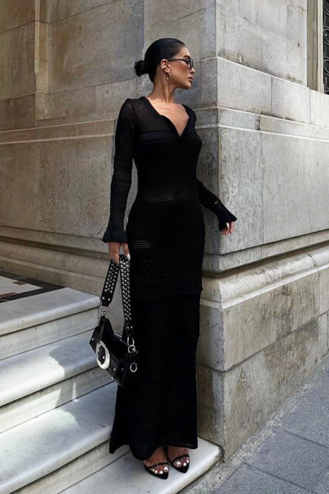 Рокля STROLVERZA, Цвят: черен, IVET.BG - Твоят онлайн бутик.