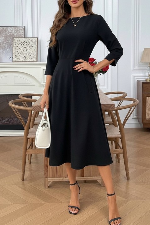 Рокля MELONZA, Цвят: черен, IVET.BG - Твоят онлайн бутик.