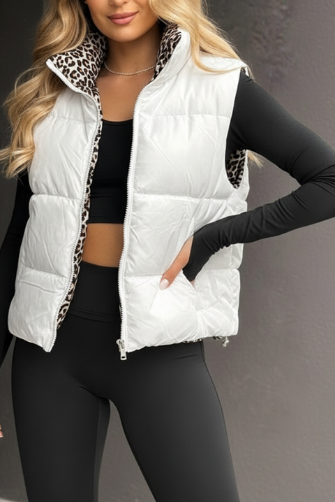 Елек GROLEZA WHITE, Цвят: бял, IVET.BG - Твоят онлайн бутик.