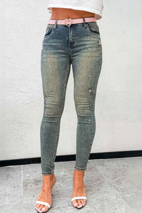 Дънки LOMENZINA, Цвят: светлосин, IVET.BG - Твоят онлайн бутик.