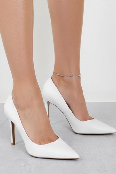 Дамски обувки MELANIYA WHITE, Цвят: бял, IVET.BG - Твоят онлайн бутик.