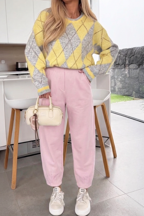 Панталон DLOLENZA PUDRA, Цвят: пудра, IVET.BG - Твоят онлайн бутик.