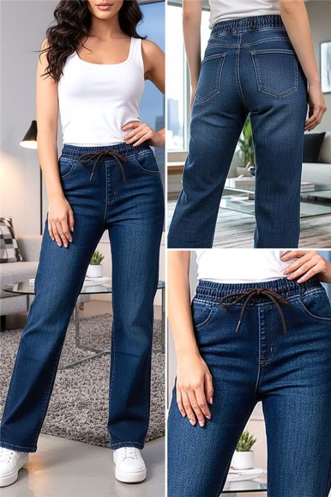 Дънки JERSIKANA, Цвят: син, IVET.BG - Твоят онлайн бутик.