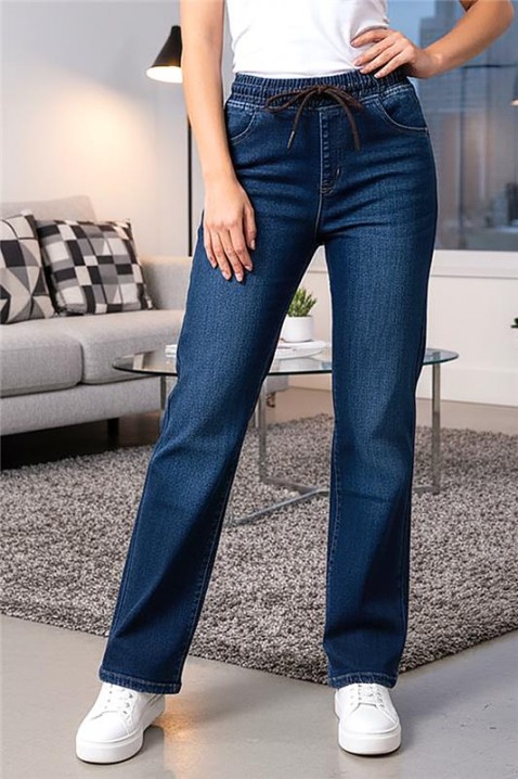 Дънки JERSIKANA, Цвят: син, IVET.BG - Твоят онлайн бутик.