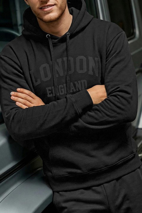 Мъжки суичър ROMONZO, Цвят: черен, IVET.BG - Твоят онлайн бутик.